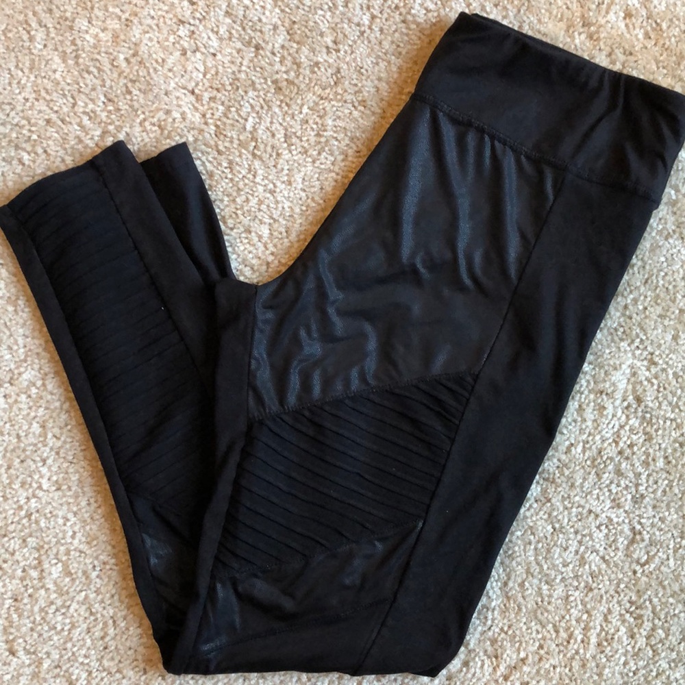 Amelia James Black Motto leggings xl
